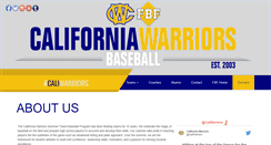Desktop Screenshot of californiawarriors.com